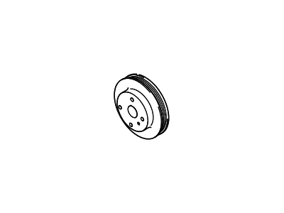 Hyundai Water Pump Pulley - 25226-23001