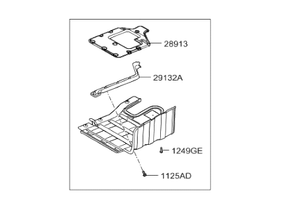 Hyundai 29130-3Q010 Cover-Side,LH