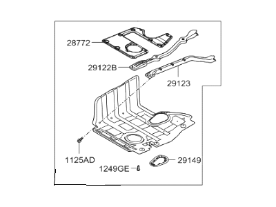 Hyundai 29120-3Q110 Panel-Side Cover,RH