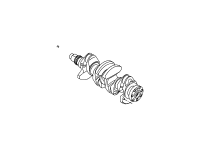 Hyundai 23110-2E501 Crankshaft Assembly