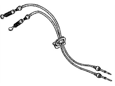 Hyundai 43794-33050 Manual Transmission Lever Cable Assembly