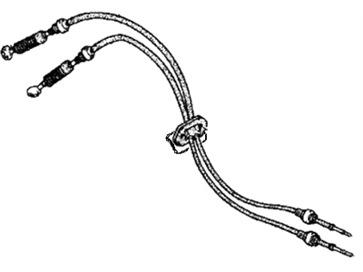 1993 Hyundai Sonata Shift Cable - 43794-33010