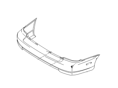 2003 Hyundai Accent Bumper - 86611-25830