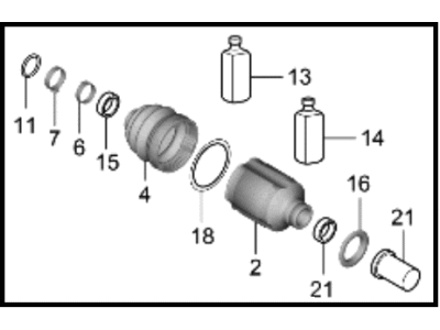 Hyundai Palisade CV Joint - 495R3-S8080