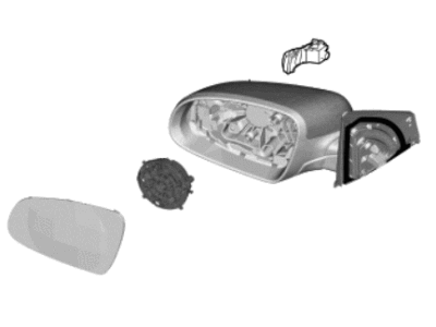 2021 Hyundai Kona Car Mirror - 87610-J9130-SAW