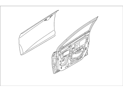 Hyundai 76004-1R320 Panel Assembly-Front Door,RH