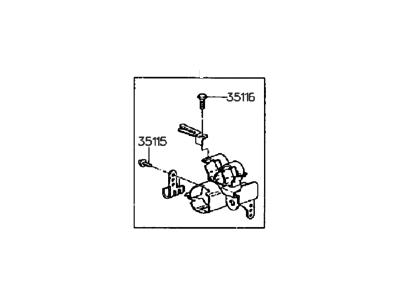 Hyundai 35103-32510 Bracket Kit-Throttle Body Connector