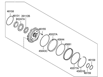 Hyundai 46100-3B670 Set-Oil Pump Assembly