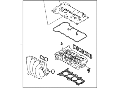 Hyundai 20920-2EU00 Gasket Kit-Engine Overhaul Upper