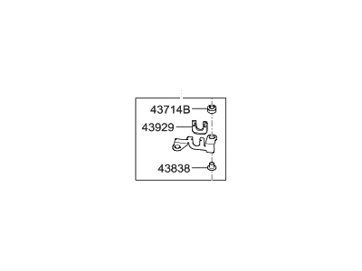 Hyundai 45970-3B630 Bracket-Shift Cable