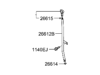Hyundai Elantra N Dipstick - 26611-2GPB0