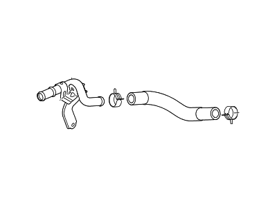 2018 Hyundai Elantra Oil Cooler Hose - 25460-03800