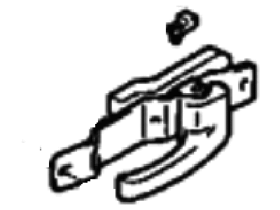 1990 Hyundai Sonata Door Handle - 82620-33001-AQ