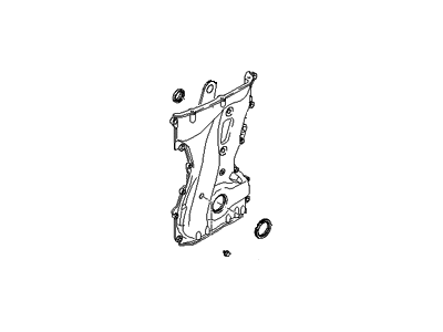 Hyundai Sonata Hybrid Timing Cover - 21350-2G003
