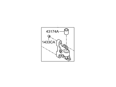 Hyundai 43850-26001 Lever Assembly-Reverse Shift