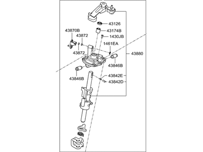 Hyundai 43800-26002 Shaft Complete-Control