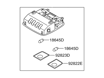 Hyundai Accent Dome Light - 92800-1R000-V2