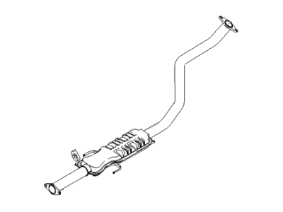 Hyundai Exhaust Pipe - 28650-2C451