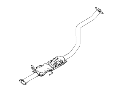 2007 Hyundai Tiburon Exhaust Pipe - 28650-2C250