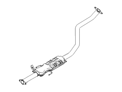 Hyundai 28650-2C451 Center Exhaust Pipe