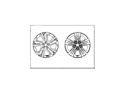 Hyundai 52910-F3300 17 Inch Wheel