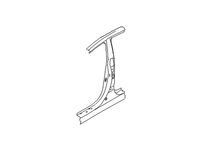 Hyundai 71402-3XB50 Pillar Assembly-Center Outer,RH