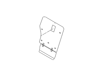 Hyundai 89470-0W500-WK Board Assembly-2ND Back,RH