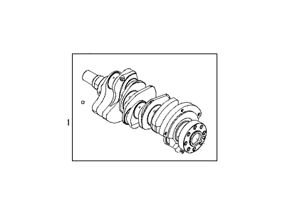 Hyundai XG350 Crankshaft - 23110-39110