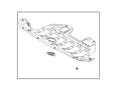 Hyundai 29110-2S000 Panel Assembly-Under Cover