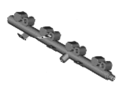2023 Hyundai Santa Fe Hybrid Fuel Rail - 35304-2M400