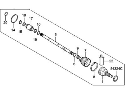 Hyundai CV Joint - 49526-J9150
