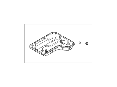 Hyundai Genesis G90 Oil Pan - 21510-3F501