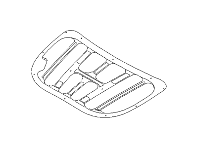 Hyundai 81125-3V100 Pad-Hood Insulating