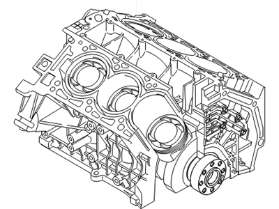 Hyundai 263R2-3CA0A Engine Assembly-Short