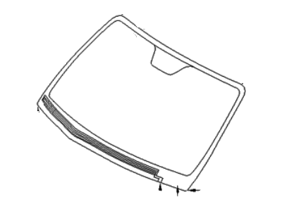 Hyundai Santa Fe Windshield - 86110-2B090