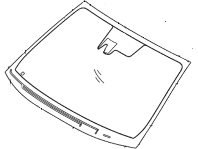 Hyundai Sonata Hybrid Windshield - 86110-C1660