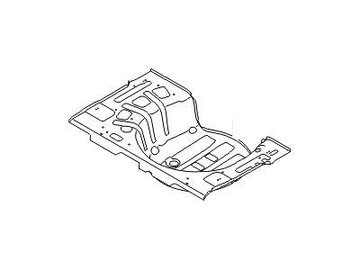 2015 Hyundai Elantra GT Floor Pan - 65513-A5000