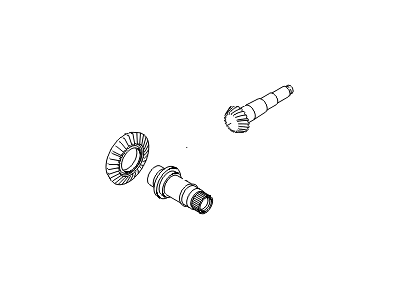 Hyundai 47339-3B230 Shaft Set-Hypoid Gear