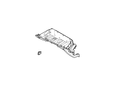 Hyundai 84540-B1000-WYB Cover Assembly-Glove Box Upper