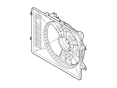 2016 Hyundai Azera Fan Shroud - 25350-3V900