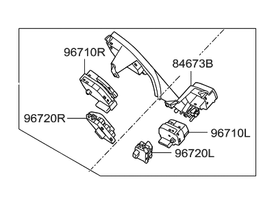 Hyundai Santa Fe Cruise Control Switch - 96710-2W560-URY