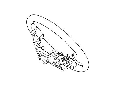 Hyundai 56120-B8900-UNB Body-Steering Wheel