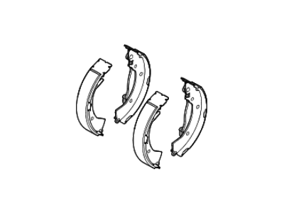 Hyundai Elantra Parking Brake Shoe - 58350-3XA00