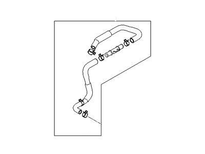 Hyundai 97311-2E700 Hose-Heater Coolant Inlet