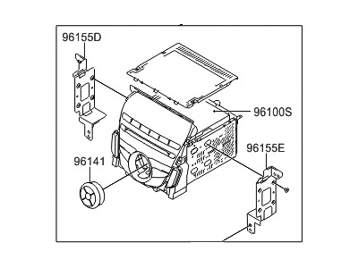 Hyundai 96170-3V800-4X