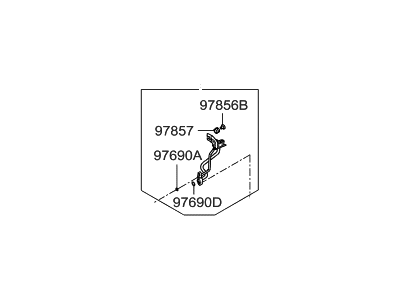 Hyundai 97761-2B100 Tube-Liquid