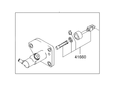Hyundai 41610-26000 Cylinder Assembly-Clutch Master