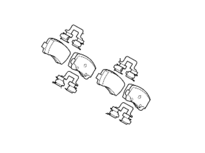 Hyundai Elantra GT Brake Pad Set - 58302-G3A40