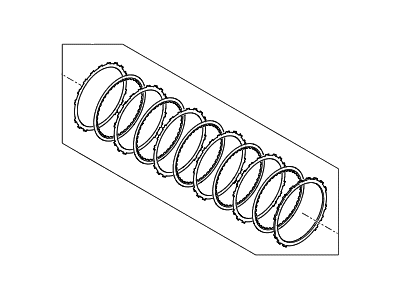 Hyundai 45641-2F210 Disk Set-LOW/REVERSE Brake