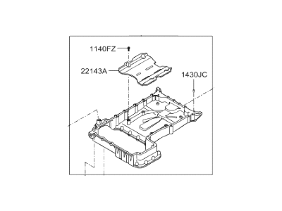 Hyundai Equus Oil Pan - 21520-3F000